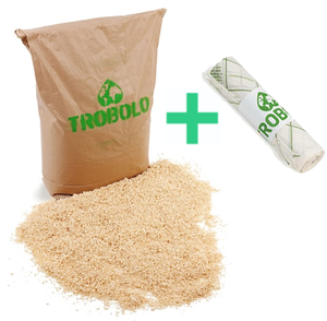 Einstreu 25L & kompostierbare Inlays für oekologische Trenntoiletten ohne Chemie von TROBOLO